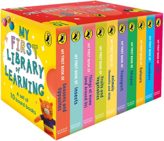 My First Library : Boxset of 10 Board Books for Kids